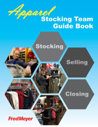 Apparel Stocking Team Guide Book cover